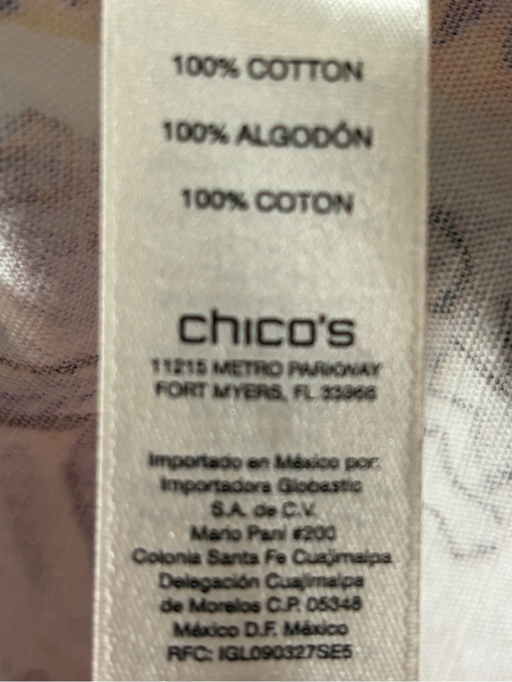 Chico's 100% Cotton Paisley Jean Jacket (1) - Picture 3 of 6